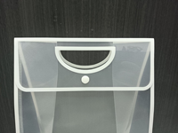 Sac fourre-tout transparent en PP de qualité supérieure, personnalisable, best-seller, vente en gros, imperméable, pour le shopping et le rangement d'articles