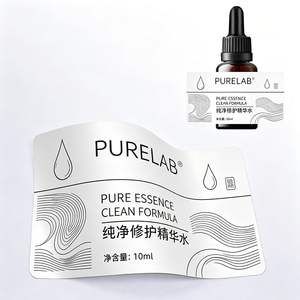 Étiquettes personnalisées Jinyu imperméables pour entreprises, conception sans marque, nom commercial, logo personnalisé, étiquettes cosmétiques - Product Image 1