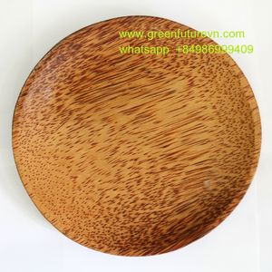 Plaque en bois de noix de coco, assiettes de grande taille à un très bon prix - Product Image 1