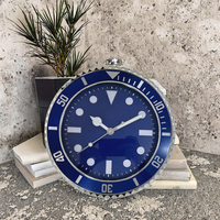 Jam Dinding Analog Quartz Plastik Desain Art Deco Bercahaya 12 Inci Logo Kustom untuk Ruang Tamu Kembali ke Sekolah