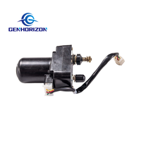 Conjunto de Motor de Limpiaparabrisas Genhorizon con Conector Eléctrico de Cuatro Pines y Giro de 95 Grados para Parabrisas de Cabina, Repuesto Universal para Cargadoras de Ruedas