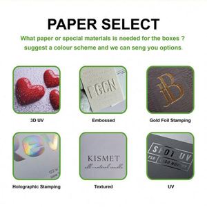 Wholesale High-End Recyclable Art Paper <b>Boxes</b> & <b>Folders</b> | Custom Logo Gold Foil Stamping Matt Lamination Embossing - Product Image 5