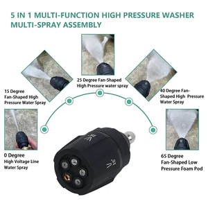 Accessoires adaptateurs pour <span class=keywords><strong>Karcher</strong></span>, Parkside, Nilfisk, Bosch – Buses de nettoyage haute pression à raccord rapide pour pistolets de lavage de voiture - Product Image 2