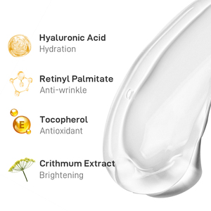 เซรั่มวิตามินซีออร์แกนิค บำรุงผิวชุ่มชื้น ขาวกระจ่างใส สำหรับผิวหน้า ผสมไฮยาลูรอน - Product Image 6