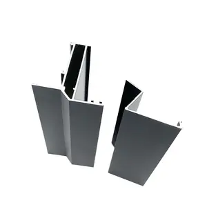 Kaliteli alüminyum profiller gümüş siyah gri beyaz taşınabilir uç frezeleme makinesi of alüminyum profiller pencere ve kapı için