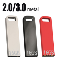 Memoria USB de metal con logotipo gratuito personalizado, precio promocional de venta, 1GB, 2GB, 4GB, 8GB, 16GB, 32GB, pendrive USB 2,0, llave de memoria flash