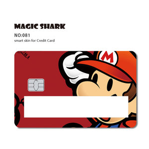 Pegatinas de calcomanía de Anime de piel impermeable de vinilo personalizado transparente de calidad libre de daños 3M <span class=keywords><strong>para</strong></span> <span class=keywords><strong>tarjetas</strong></span> de crédito <span class=keywords><strong>bancarias</strong></span> - Product Image 1