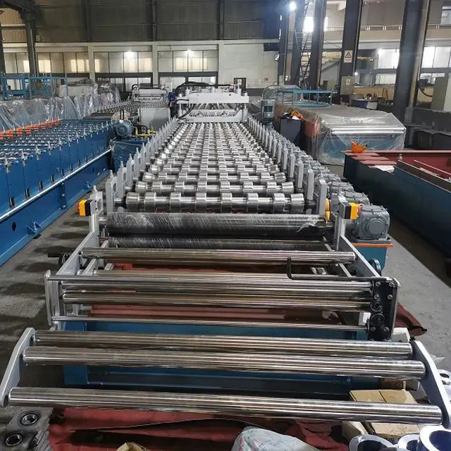 Automatic Glazed Roofing Sheet Metrocopo Tile Roll Forming Machine China