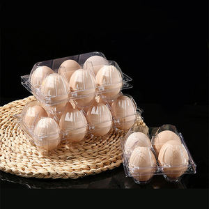 Caja de embalaje transparente y gruesa para huevos y huevos de pato, bandeja de almacenamiento de huevos al por mayor - Product Image 5