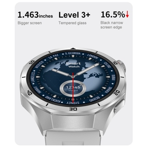 Mới Nâng Cấp Hợp Kim Dây Đeo Kép Dt5Pro Unisex Kinh Doanh Thể Thao Ngoài Trời Thông Minh Đồng Hồ IP68 Không Thấm Nước IPS Hiển Thị Android OS - Product Image 3