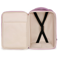 Sac à dos pour ordinateur portable de voyage d'affaires en nylon imperméable 2025, fermeture éclair en polyester, ouverture à plat à 180 degrés, design unisexe, logo personnalisé