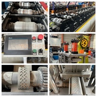Machine de fabrication de portes à enroulement en aluminium YS avec moteur et contrôle PLC, vitesse de formage de 50 m/min