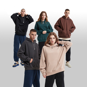 Sudadera cómoda de alta calidad con capucha y manga larga, al por mayor, clásica, con logo personalizado, de algodón, para hombre - Product Image 6