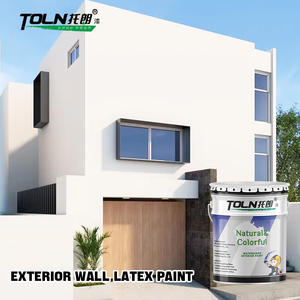 สีอะคริลิคบริสุทธิ์เคลือบเงาภายนอกอาคารกลางแจ้งเป็นมิตรกับสิ่งแวดล้อม - Product Image 1