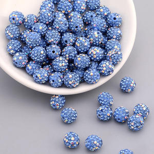 Boule de diamant en argile de haute qualité Shambhala perles en vrac faites à la main Bracelet à bricoler soi-même collier bijoux en perles accessoires - Product Image 3