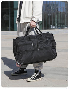 उच्च गुणवत्ता ऑक्फोर्ड यूनिसेक्स फैशनेबल और ट्रेंडी जिपर ट्रॉली बैकपैक - Product Image 5