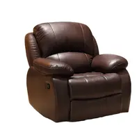Modern Recliner Leather Sofa Set for Living Room