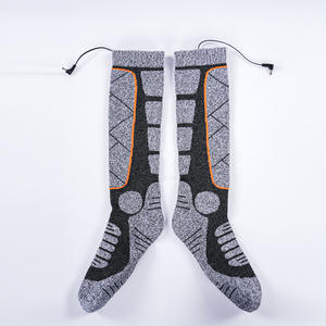 Venta al por mayor 7,4 V batería recargable eléctrica calcetines calefactables tripulación para invierno al aire libre de esquí al por mayor calcetines calefactables de esquí - Product Image 6