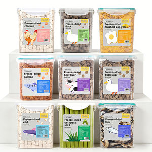 Snacks Saludables para Gatos al por Mayor, Palitos de Hierba Gatera Liofilizados en Cubos, Snacks de Alta Calidad para Eliminar el Pelo de Gato y Masticar - Product Image 3