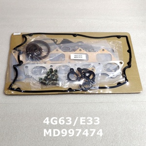 ชุดซ่อมชุดปะเก็นแบบเต็มชุดชิ้นส่วนเครื่องยนต์ดีเซล MD971989 MD997474สำหรับ<span class=keywords><strong>4G63</strong></span> E33 16V <span class=keywords><strong>8V</strong></span> - Product Image 1