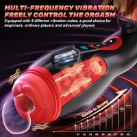 Support de téléphone pour pompe à pénis, jouets sexuels masculins avec 9 modes de succion et 9 modes de vibration, contrôle par application, chauffant, masturbateur masculin, jouets sexuels pour hommes