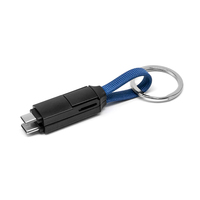 Câble magnétique Type-C de 16 cm, design mini porte-clés, PD 60W, charge rapide pour iPhone et ordinateur
