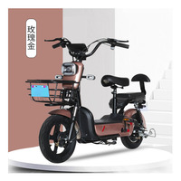 Ebike sepeda listrik 350W, sepeda listrik dengan pedal sepeda kumbang e 2 roda skuter 2 roda 14 inci
