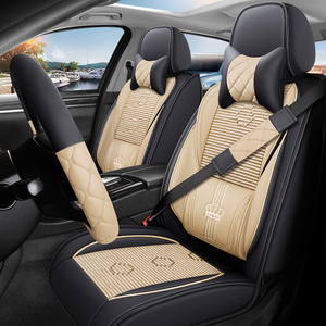 Housses de siège de voiture, housses de coussin de véhicule en cuir imperméable, universelles pour Jeep <span class=keywords><strong>Acura</strong></span> <span class=keywords><strong>Honda</strong></span> Civic Nissan Mazda Dodge - Product Image 3
