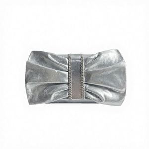 Bolso de mano elegante con detalles brillantes para mujer, ideal para cenas, banquetes y bailes de graduación, incluye cadena. - Product Image 2