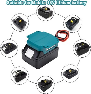 อะแดปเตอร์แบตเตอรี่สำหรับแบตเตอรี่ <span class=keywords><strong>Makita</strong></span> 18V อะแดปเตอร์แปลงไฟ DIY สำหรับรถของเล่น พร้อมสายเชื่อมต่อขนาด 14 AWG สำหรับรถบังคับวิทยุ ของเล่นหุ่นยนต์ รถบรรทุกบังคับวิทยุ - Product Image 3