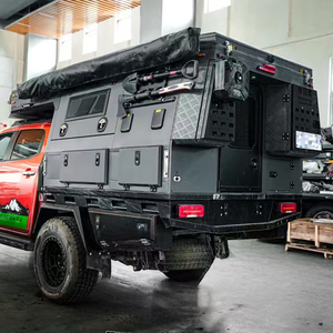 Camper à plateau sur quatre roues, <span class=keywords><strong>camping</strong></span>-<span class=keywords><strong>car</strong></span>, <span class=keywords><strong>camping</strong></span>-<span class=keywords><strong>car</strong></span> relevable pour camions de taille moyenne et grande - Product Image 1