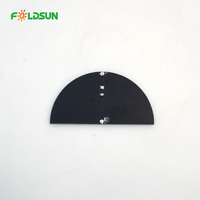 Panel Surya PERC PET Semi-Sirkular untuk Pompa Kolam Air Mancur Tahan Air Anti-Penuaan Tahan UV Ukuran Kustom Pabrik OEM Langsung