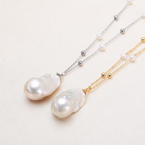 Collar de Perlas de Cielo Estrellado Barroco de Zhuji Jewelry, Collar de Perlas Auténticas, Cadena para Clavícula, Diseño de Nicho al por Mayor - Product Image 2