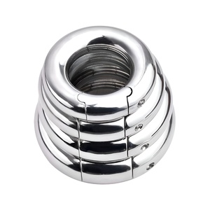 Anillo para Pene de Metal FRRK, Anillo para Pene Grueso y Pesado para Hombres, Retrasa la Eyaculación, Estirador de Escroto, Juguetes Sexuales para Parejas - Product Image 5