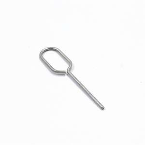 工場OEM品質SS304SIMカードエジェクターピンカスタムスマートフォンカードトレイイジェクトツール使いやすい抽出スプリングツール - Product Image 5