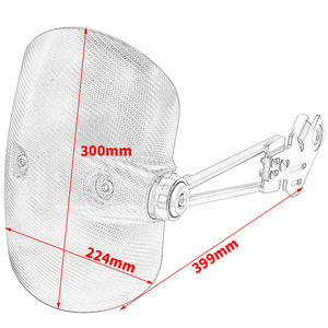 Garde-boue arrière pour moto, accessoire de véhicule, pour Honda CRF1000L <span class=keywords><strong>CRF</strong></span> <span class=keywords><strong>1000</strong></span> L CRF1000 L afrique Twin DCT 2016 <span class=keywords><strong>2017</strong></span> 2018 2019 - Product Image 6