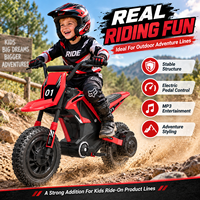 Moto électrique pour enfants haute puissance 24V, grande taille, tout-terrain, avec freins à disque et pneus anti-crevaison
