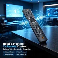 Control Remoto por Voz de 45 Teclas, Control Remoto Inalámbrico Activado por Voz de Repuesto para Smart TV OEM ODM