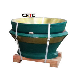 Pièces de concasseur à cône durables pour installation de concassage de pierres, manteau et concave à haute résistance à l'usure - Product Image 6