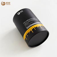 Emballage en tube de papier biodégradable de forme personnalisée, tube hermétique pour poudre artisanale, tube pour compléments alimentaires
