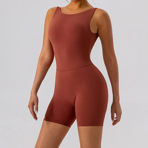 Combinaison de yoga <span class=keywords><strong>une</strong></span> pièce, tenue de <span class=keywords><strong>sport</strong></span> moulante pour <span class=keywords><strong>femme</strong></span> - Product Image 4