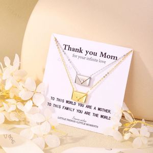 Dylam New Arrival Personalized <b>Name</b> Necklace 18K Gold Plated Silver 925 <b>Chain</b> Necklace Love Letter Envelope Pendant Necklace - Product Image 4