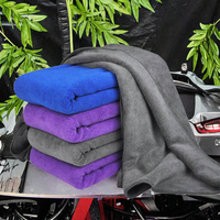 Serviette de voiture en microfibre tissée super absorbante multifonctionnelle avec logo personnalisé à séchage rapide pour un usage domestique-Technique non-tissé