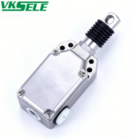 Micro-interrupteur de fin de course d'urgence VKSELE LX-LS-S SPDT en acier, manuel/automatique, IP67, 24-400V, certifié CE/CCC, à connexion rapide