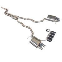 DZ für BMW 640i F06 N55 Edelstahl Catback Auspuffklappe mit Kabelloser Fernbedienung Performance Autoteile