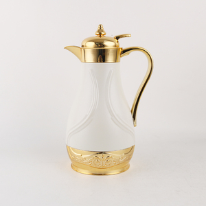 กระติกน้ำสุญญากาศแบบมีฉนวนกันความร้อน Mayflower ขนาด 1 ลิตร  วัสดุพลาสติกและแก้ว  แบบเติมได้  ทรงอาหรับ  สำหรับใส่ชา  <span class=keywords><strong>กาแฟ</strong></span>  น้ำร้อน - Product Image 6