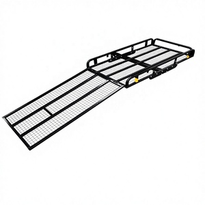 <span class=keywords><strong>Portabicicletas</strong></span> y Portaequipajes de Alta Resistencia para Montaje en <span class=keywords><strong>Enganche</strong></span> de SUV, Cesta Trasera para Camping y Viajes - Product Image 1