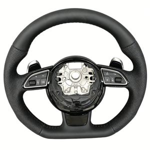 <span class=keywords><strong>Volante</strong></span> Deportivo de Fondo Plano Línea <span class=keywords><strong>S</strong></span> para <span class=keywords><strong>Audi</strong></span> RS7 SQ7 8S TTRS D4 C7.5 RS4 <span class=keywords><strong>B6</strong></span> 4L 8T 8J - Product Image 1