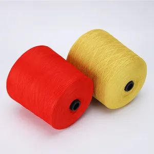 La fábrica suministra directamente hilo hilado de rayón viscoso teñido Popular 40s/2 para tejer
