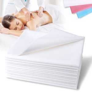 Rotoli di lenzuolo usa e getta coprimaterasso medico bianco Non tessuto impermeabile Non tessuto rotoli di lenzuolo/divano spa <span class=keywords><strong>monouso</strong></span> Non tessuti - Product Image 1